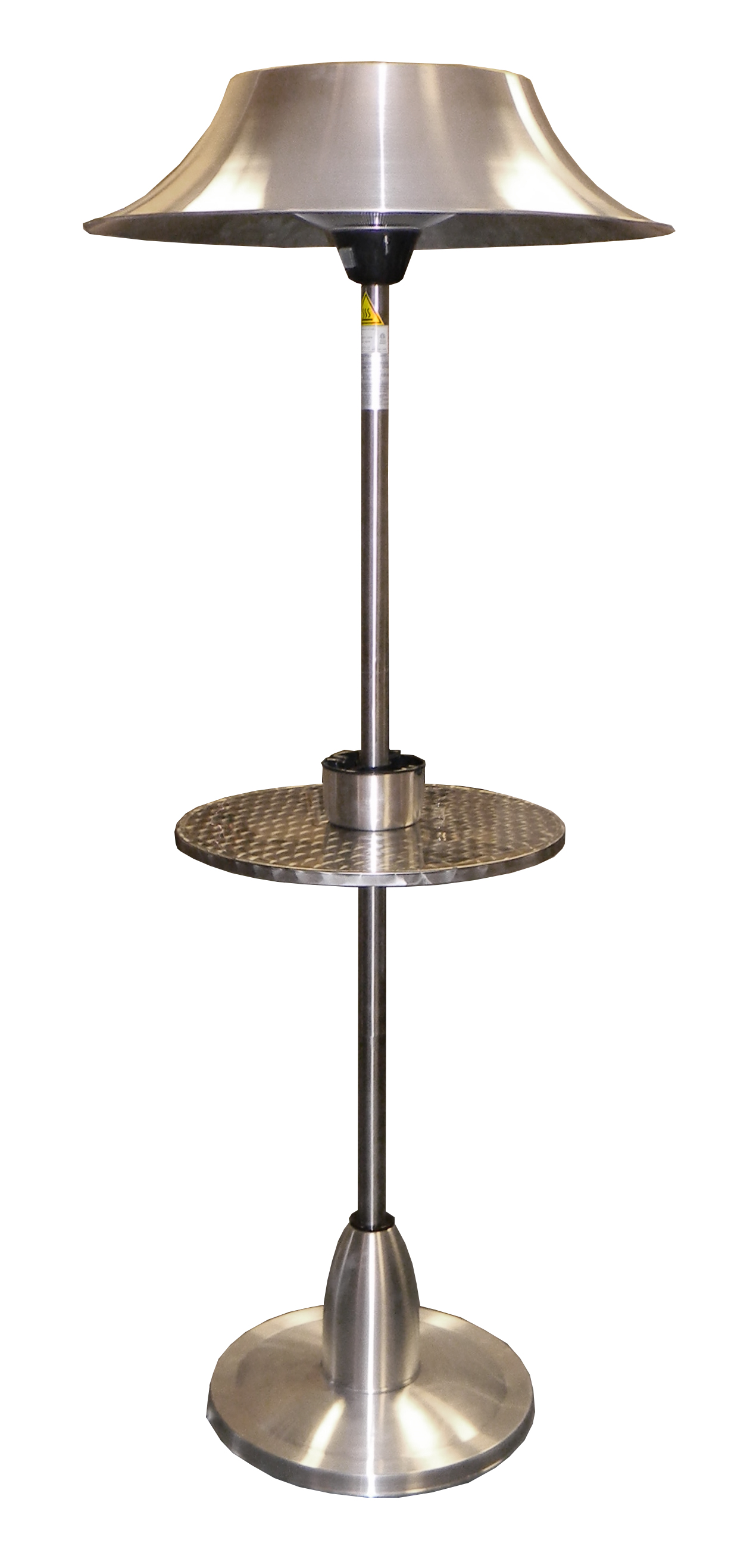 Tall Electric Patio Heater with Table