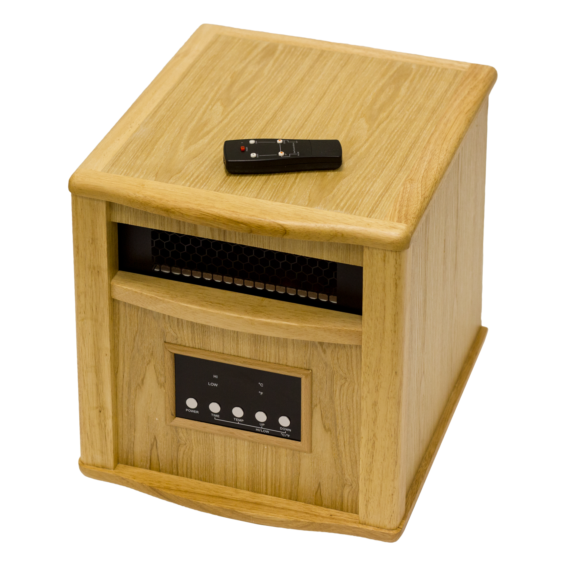Oak Indoor Space Heater with Remote
