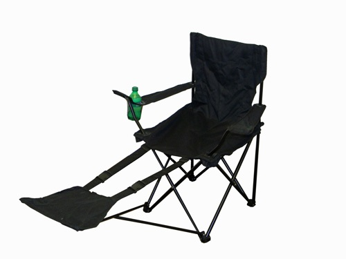 Folding Camp Chair with Footrest