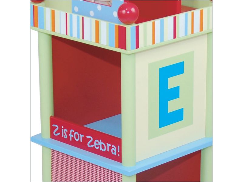 Alphabet Soup Revolving Bookcase