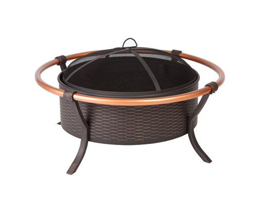 Copper Rail Fire Pit
