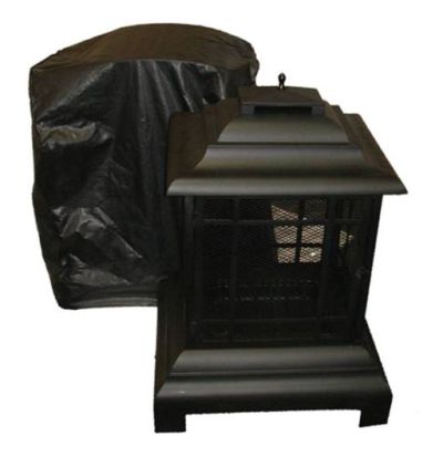 Large Outdoor Round Fire Pit Vinyl Cover